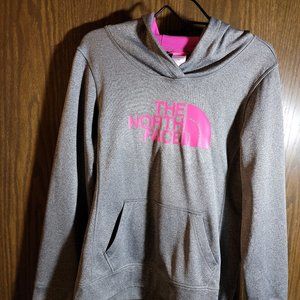 The North Face Half Dome Pink Grey Hoodie Size Medium